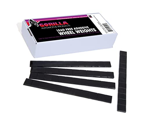 Gorilla Automotive - Gor 1/4 Oz L.p. 715 Segments Roll Black - 10009BGR