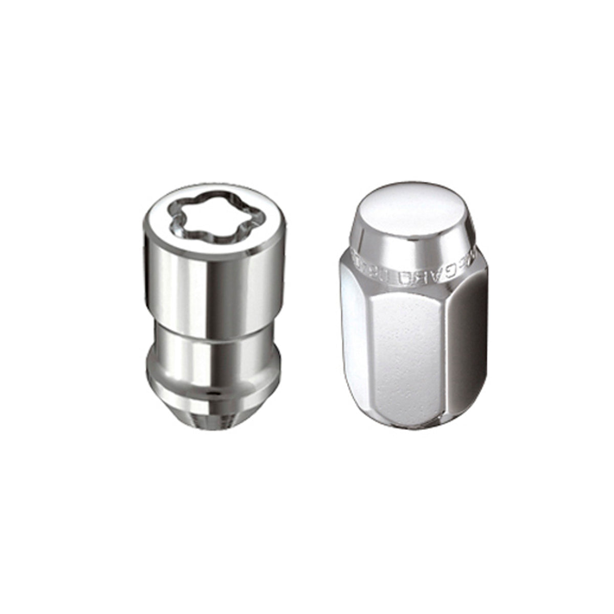 McGard 4 Lug Hex Install Kit w/Locks (Cone Seat Nut) 1/2-20 / 13/16 Hex / 1.5in. Length - Chrome - 84430