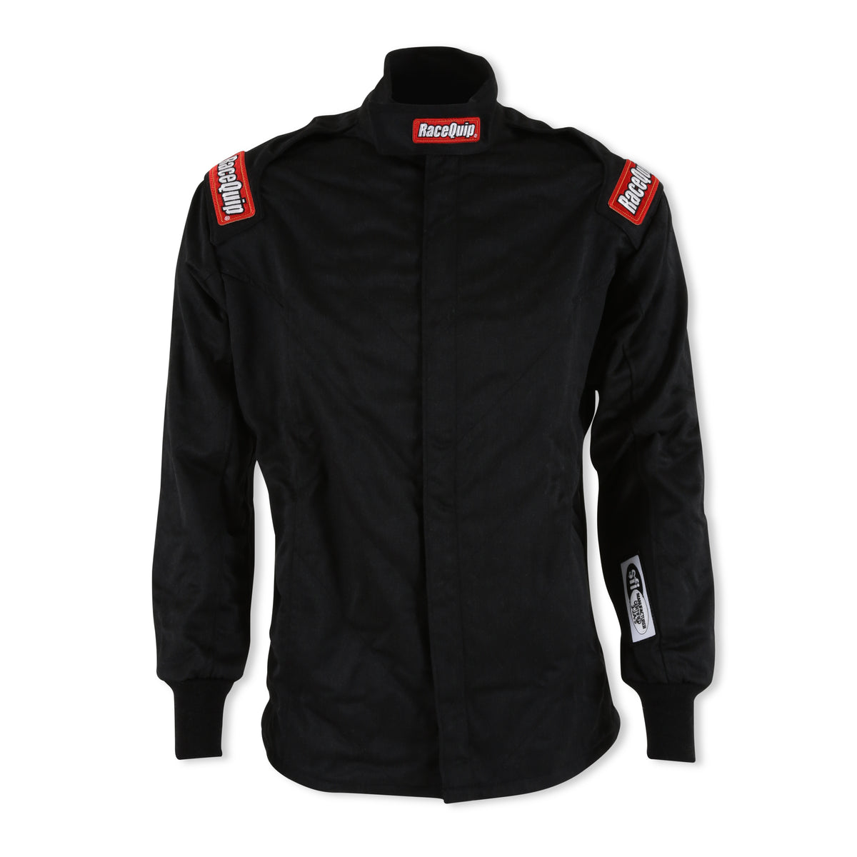RaceQuip Black Chevron-5 Jacket SFI-5 - Large