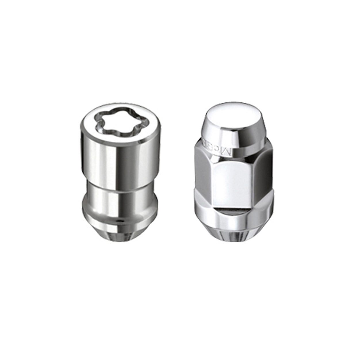 McGard Jeep Wrangler Install Kit (Cone / Bulge) 1/2-20 / 3/4 Hex / (18 Lug Nuts / 5 Locks) - Chrome - 84563