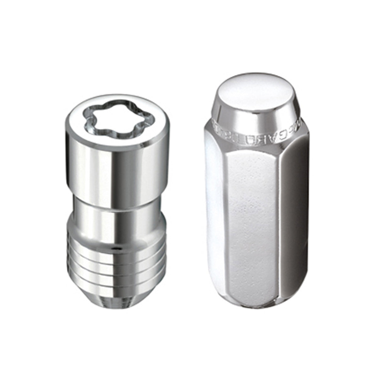McGard 6 Lug Hex Install Kit w/Locks (Cone Seat Nut) M14X2.0 / 13/16 Hex / 2.25in. Length - Chrome - 84605