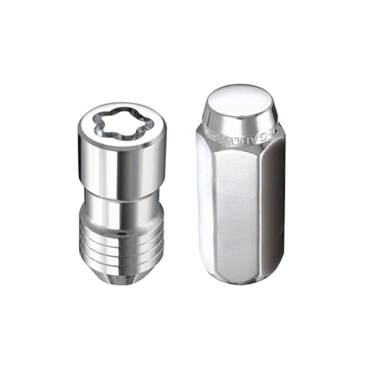 McGard 6 Lug Hex Install Kit w/Locks (Cone Seat Nut) M14X1.5 / 22mm Hex / 1.945in. Length - Chrome - 84638