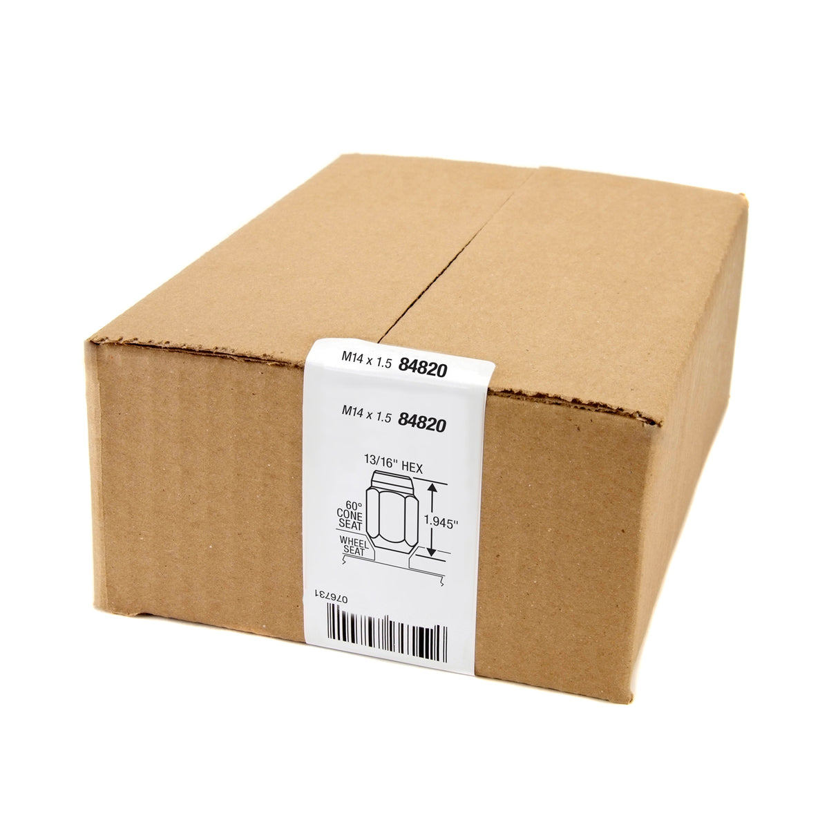 McGard 8 Lug Hex Install Kit w/Locks (Cone Seat Nut) M14X1.5 / 13/16 Hex / 1.945in. L - Chrome - 84820