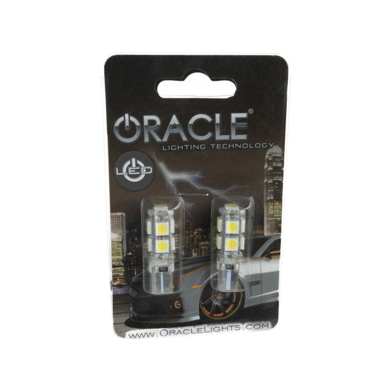 Oracle T10 9 LED 3 Chip SMD Bulbs (Pair) - Cool White SEE WARRANTY - 4804-001