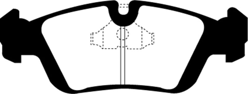 EBC 96-98 BMW Z3 1.9 Ultimax2 Front Brake Pads - UD558 for 1992-1999 BMW 3 Series - detail view