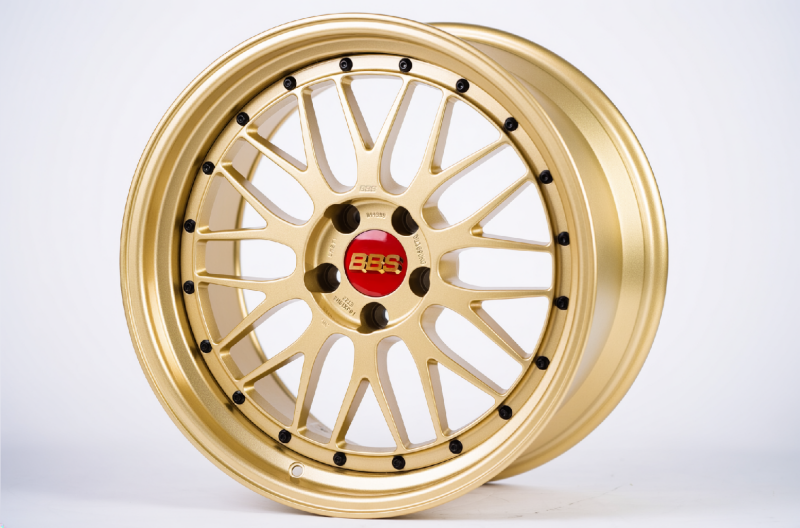 BBS LM 18x10 5x114.3 ET20 F1 Championship Edition Gold Wheel - LM086GL-GL