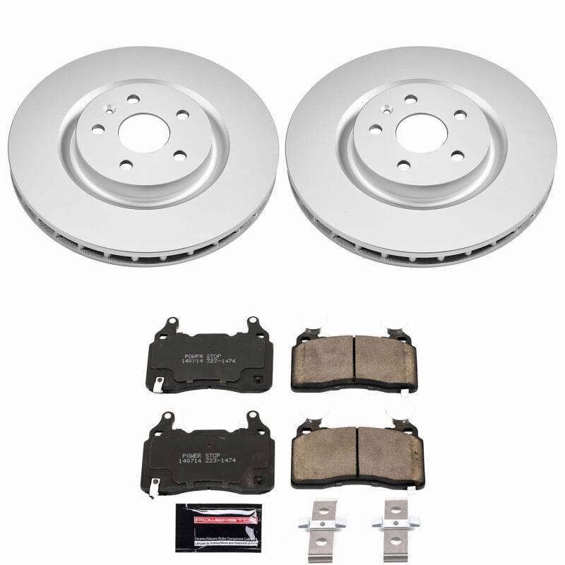 Power Stop 10-15 Chevrolet Camaro Front Z23 Coated Brake Kit - CPK5602-23