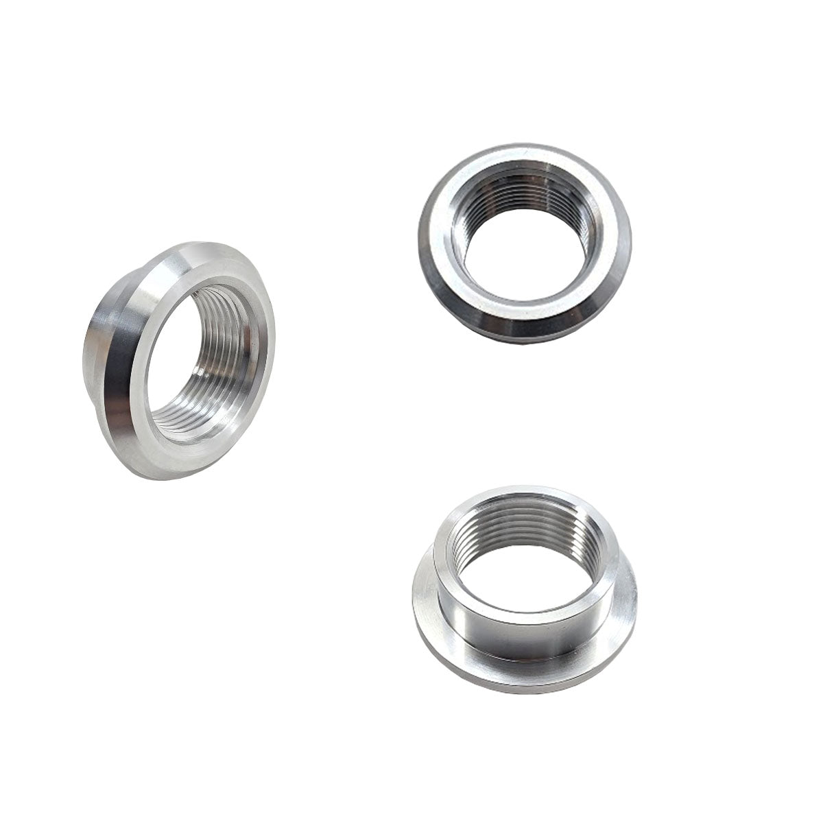UPR - 16AN ORB Female Weld Bung Aluminum Stepped - 8500-112 by UPR Products - angle view