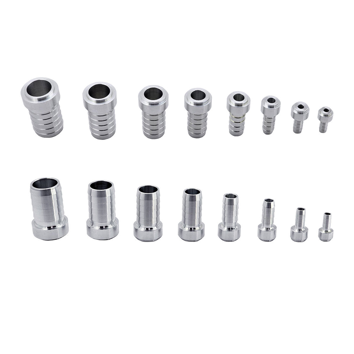 UPR - 1/2" Barb Weld Bung Aluminum Stepped - 8503-004 by UPR Products - detail view