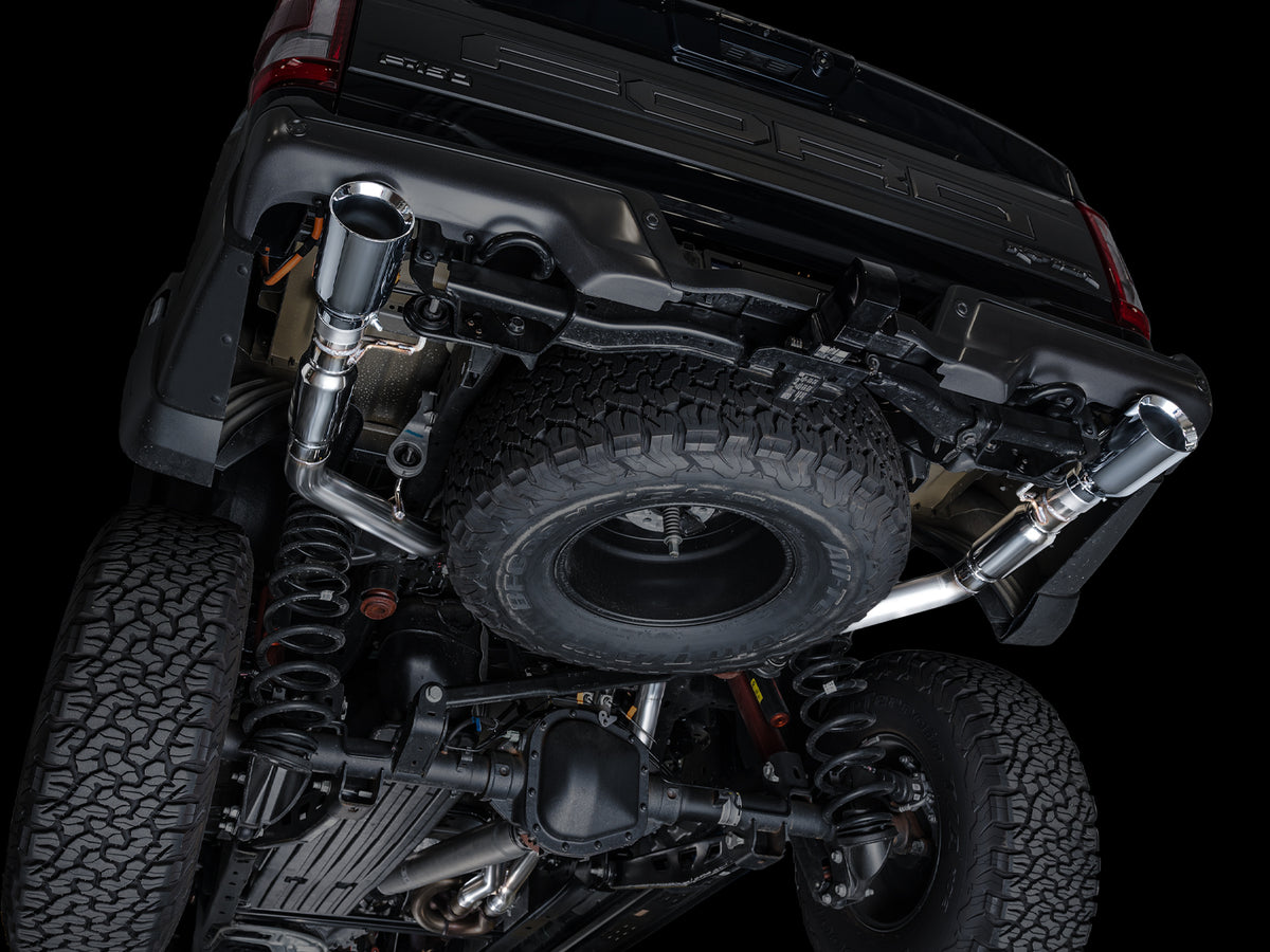 AWE Gen 3 Raptor SwitchPath Exhaust  - Chrome Silver Tips - 3025-32356