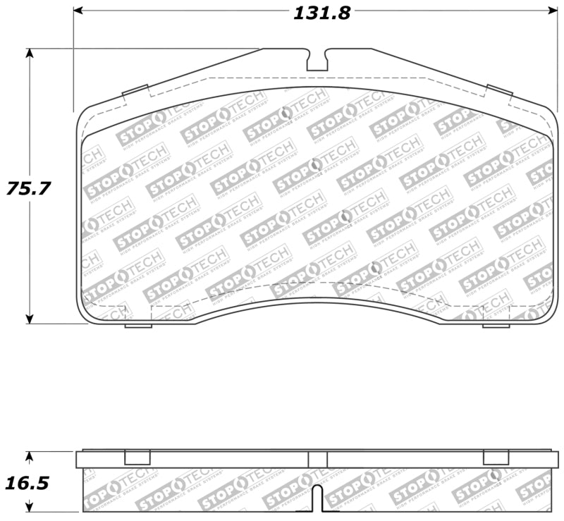StopTech Performance 92-98 Porsche 911 Front Brake Pads - 309.05940