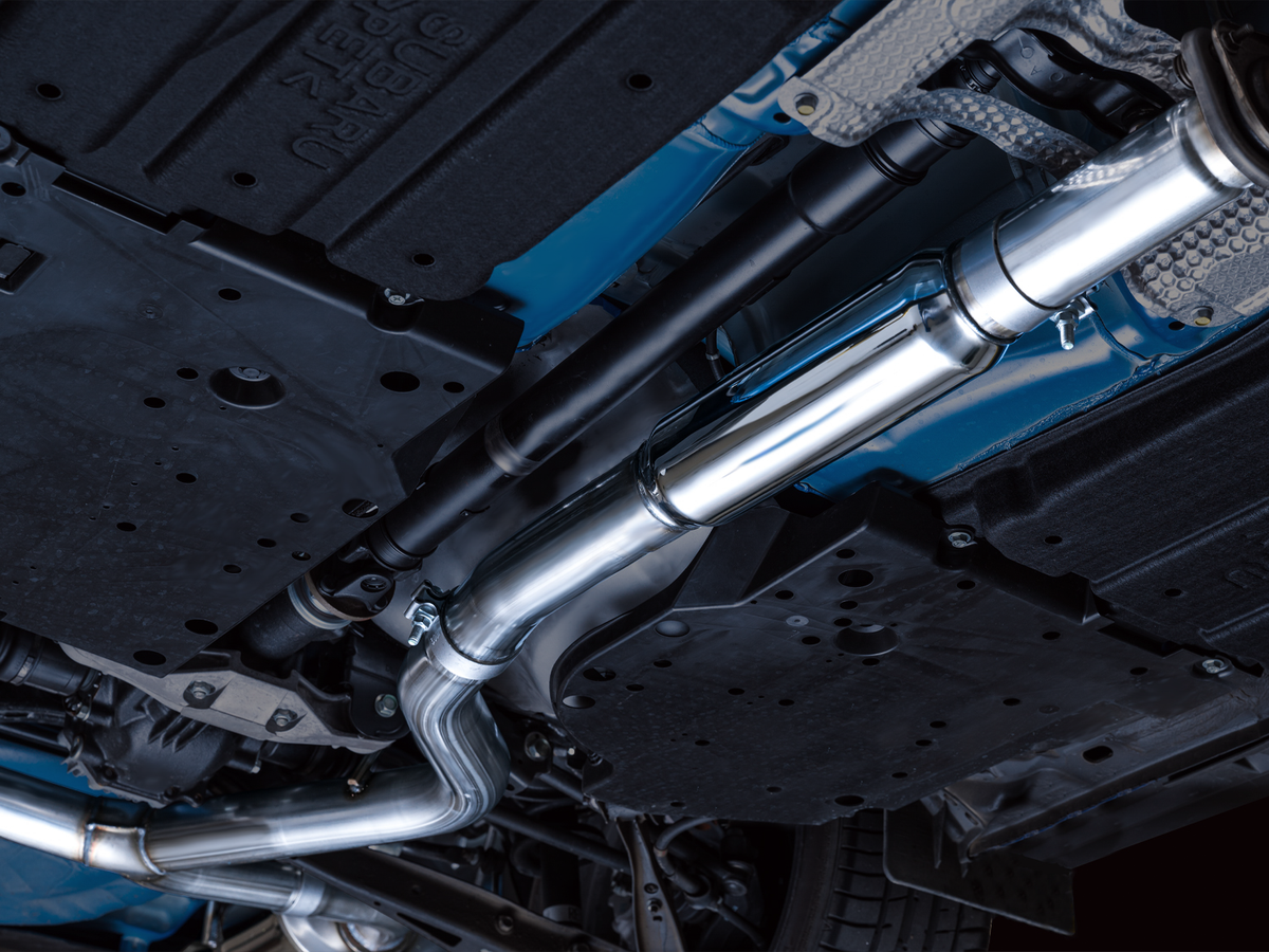 AWE Tuning 2022+ VB Subaru WRX Track Edition Exhaust - Diamond Black Tips - 3020-43979