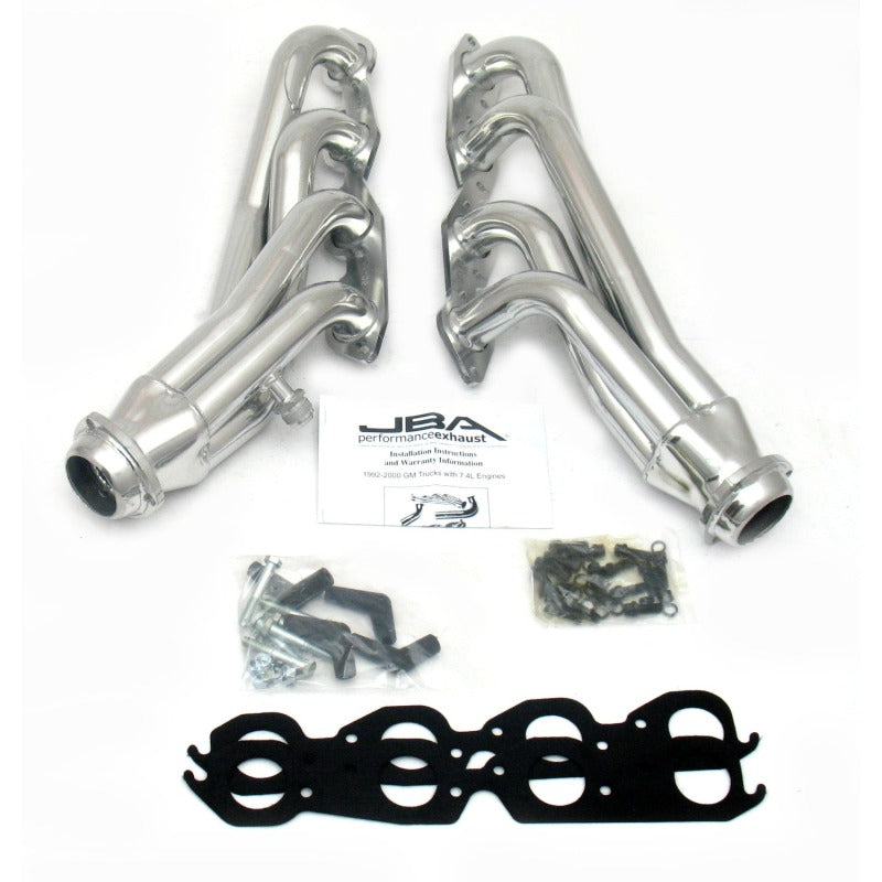 JBA 96-00 GM Truck 7.4L Voretc w/o A.I.R. 1-3/4in Primary Silver Ctd Cat4Ward Header - 1822SJS
