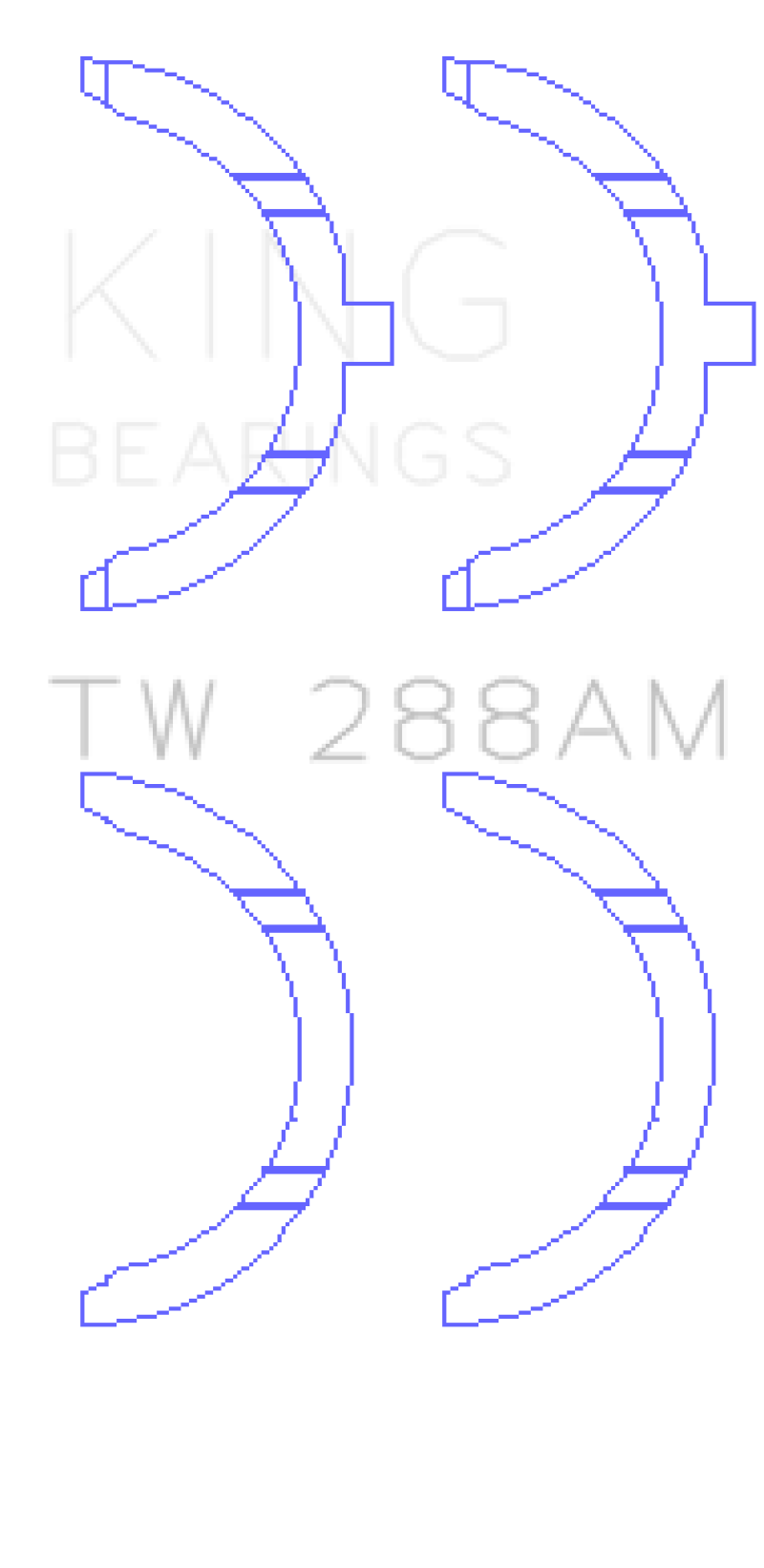 King Toyota 2UZ Thrust Washer Set - TW288AM