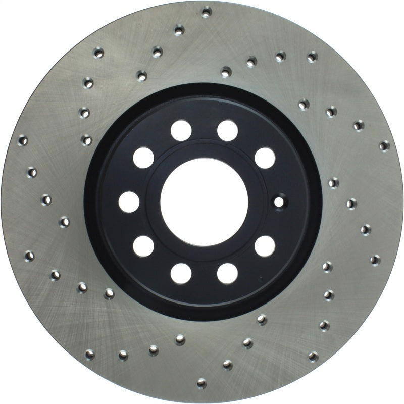 StopTech 06-13 Audi A3/08-09 TT / 06-09 VW GTI Mk V Cryo-Stop Right Front Drilled Rotor - 128.33098CR