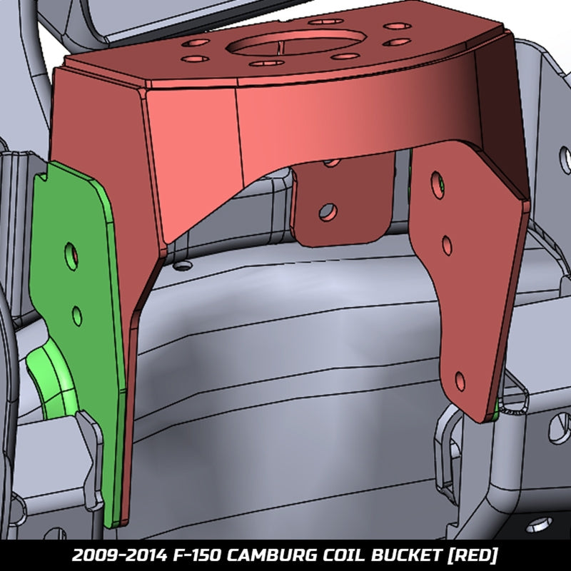 Camburg 09-14 Ford F-150/ Raptor 4wd Raptor Conversion Coil Bucket Kit - CAM-110216