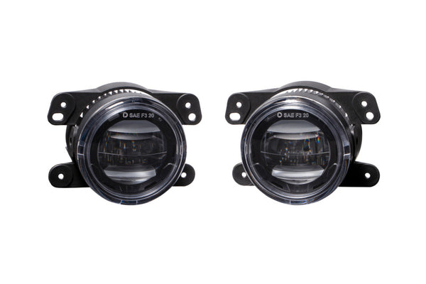 Diode Dynamics Elite Series Type M Fog Lamps - White (Pair) - DD5130P for 2009-2019 Dodge Journey - front view