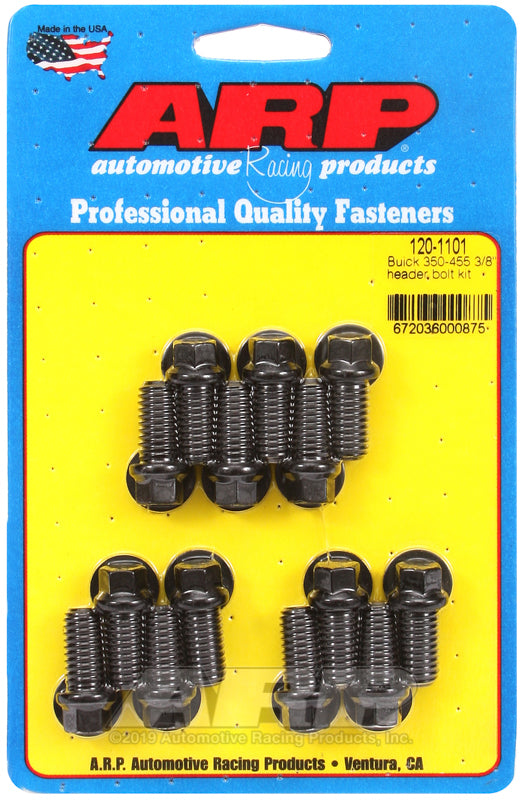 ARP Buick 350-455 3/8in header bolt kit - 120-1101 by ARP