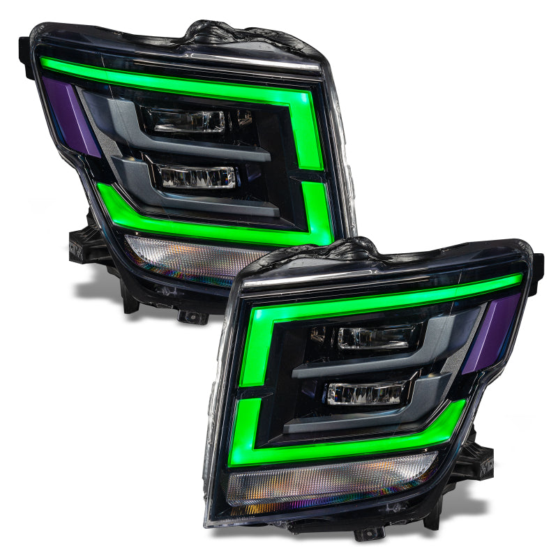 Oracle 21-22 Nissan Titan RGB+W Headlight DRL Upgrade - ColorSHIFT w/ RF Controller SEE WARRANTY - 1463-330