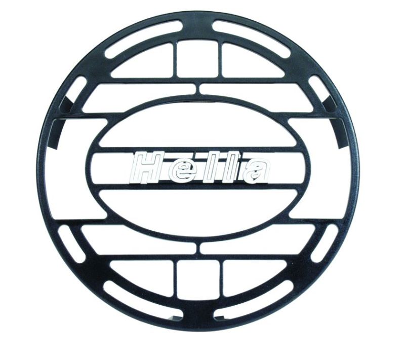 Hella Stone Shield Round Plastic Black Hella Logo Light Cover - 148995001