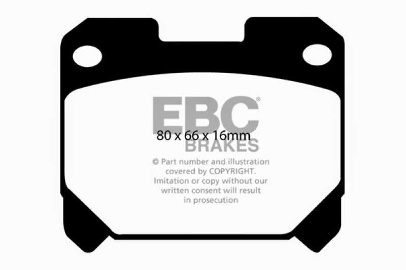 EBC 93-98 Toyota Supra 3.0 Twin Turbo Redstuff Rear Brake Pads - DP31005C