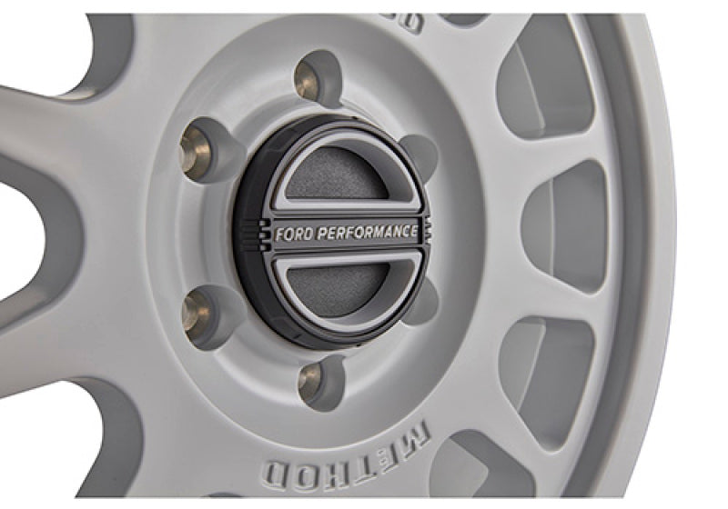 Ford Racing Bronco Method Center Cap - Oxford White - M-1096-FPMW