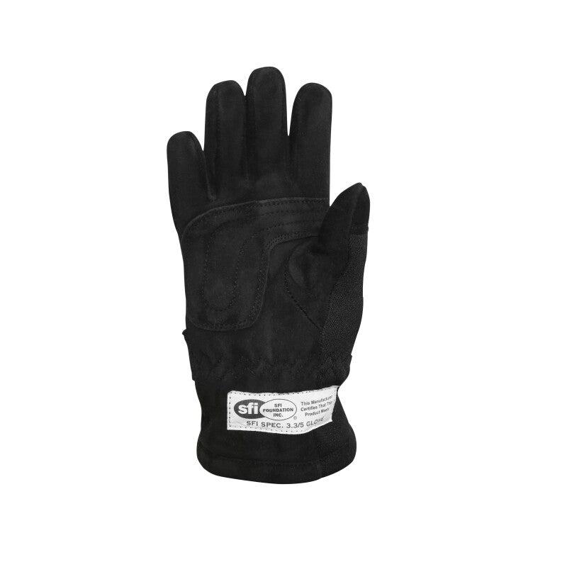 RaceQuip Black 2-Layer SFI-5 Glove Kid - Small K8 - 3550092RQP