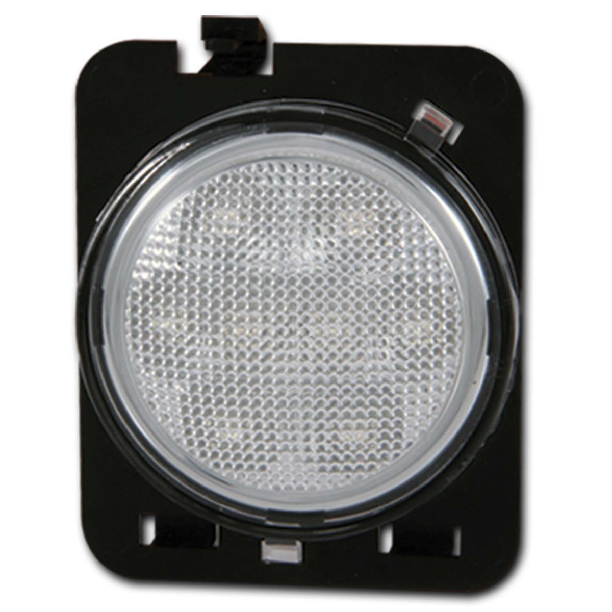 ANZO 2007-2015 Jeep Wrangler LED Side Fender Lights Clear - 861116 for 2007-2018 Jeep Wrangler - front view