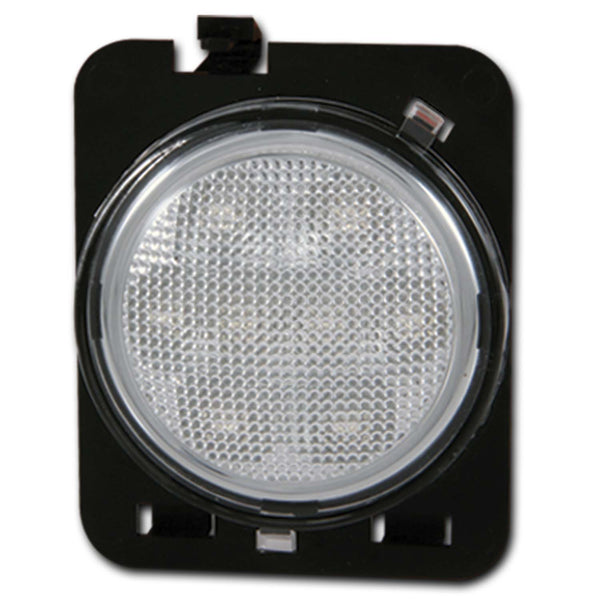 ANZO 2007-2015 Jeep Wrangler LED Side Fender Lights Clear - 861116 for 2007-2018 Jeep Wrangler - front view