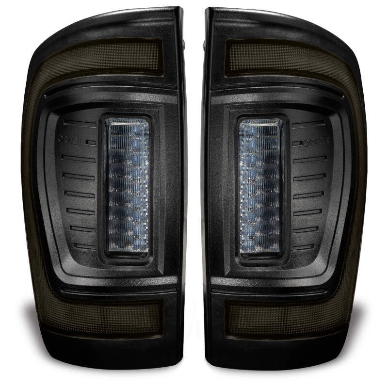 Oracle Lighting 16-23 Gen 3 Toyota Tacoma Black Series Flush Style LED Tail Lights SEE WARRANTY - 5911-504-T