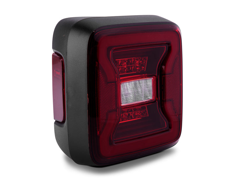 Raxiom 18-22 Jeep Wrangler JL LED Tail Lights- Black Housing - Red Lens - J132754-JL