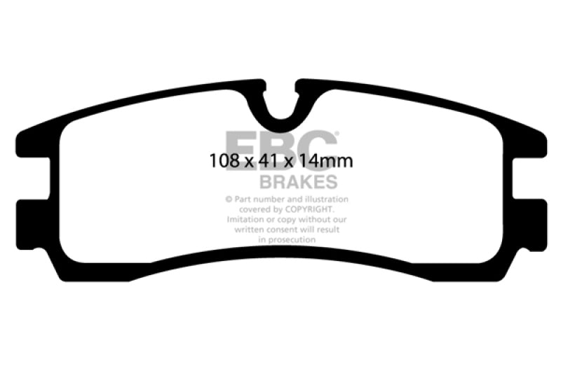 EBC 98-04 Cadillac Seville 4.6 Ultimax2 Rear Brake Pads - UD754