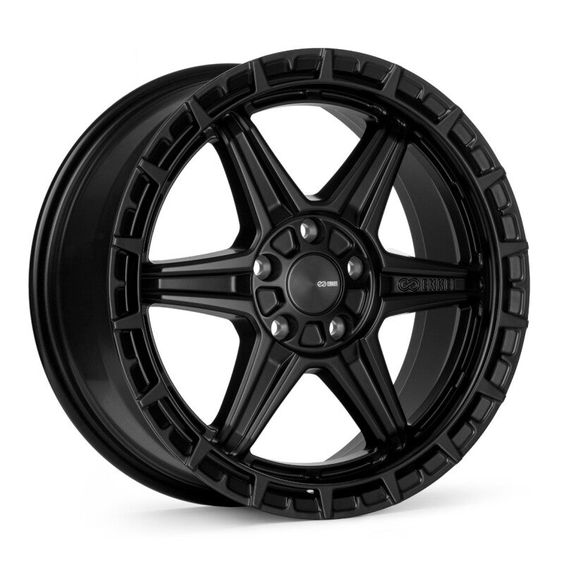 Enkei Trail-Finder OVL 17x7.5 / 5x114.3 BP / ET45 / 72.6mm Bore - Matte Black Wheel - 559-775-6545BK