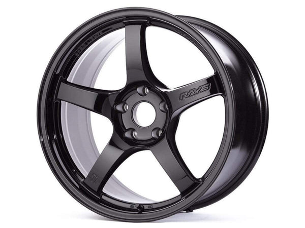 Gram Lights 57CR 18x9.5 +38 5-114.3 Glass Black Wheel (Min Order Qty Of 20) - WGCRX38EGBP by Gram Lights