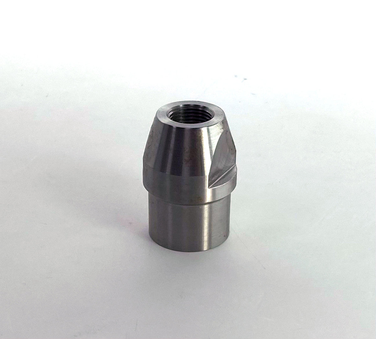 UPR - Tube End Adapter Weld Bung 3/4-16 Left Hand for 1-5/8" x .083" Tubing - 8700-003 by UPR Products - angle view