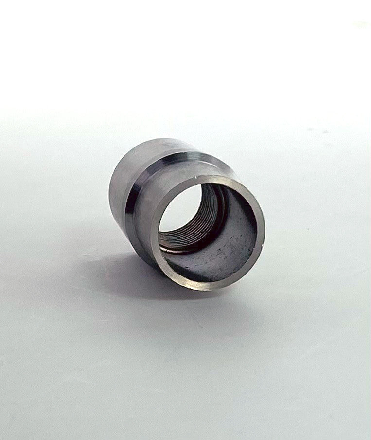 UPR - Tube End Adapter Weld Bung 3/4-16 Left Hand for 1-1/8" x .083" Tubing - 8700-008 by UPR Products - angle view