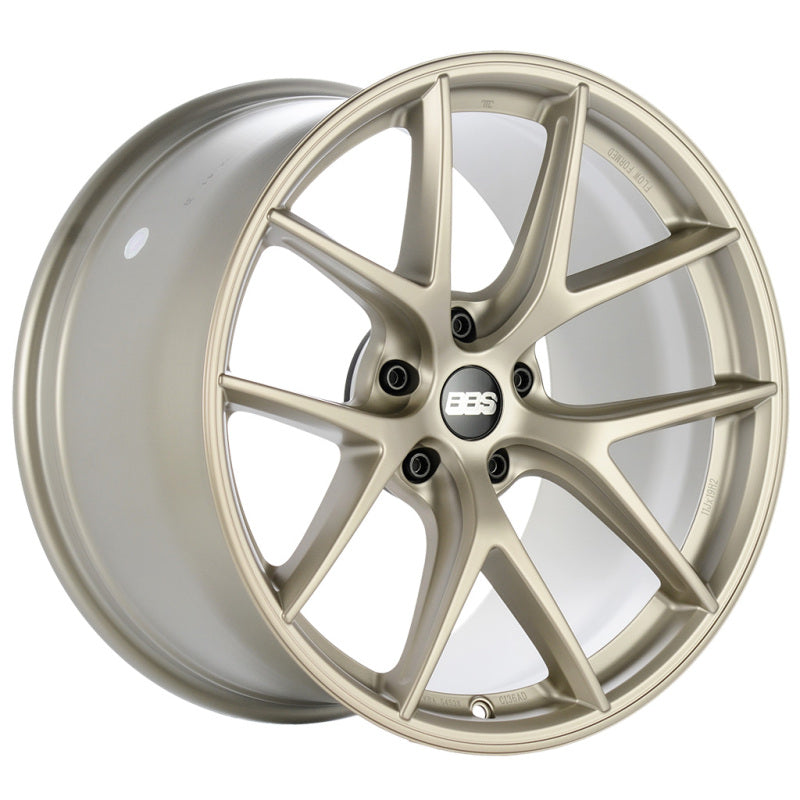BBS Unlimited CI-R 19x11.5 ET65 (Face 2) Satin White-Gold Wheel - CI3401AD06