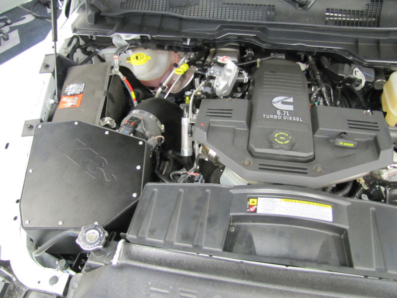 K&amp;N 10-12 Dodge Ram 2500/3500 6.7L L6 Diesel Aircharger Performance Intake Kit - 63-1562