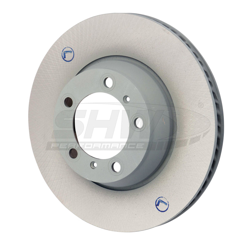 SHW 17-20 Porsche Panamera 4 w/Code 1KF/18in Wheel Left Rear Smooth MB Brake Rotor (971615601F) - PRL39923