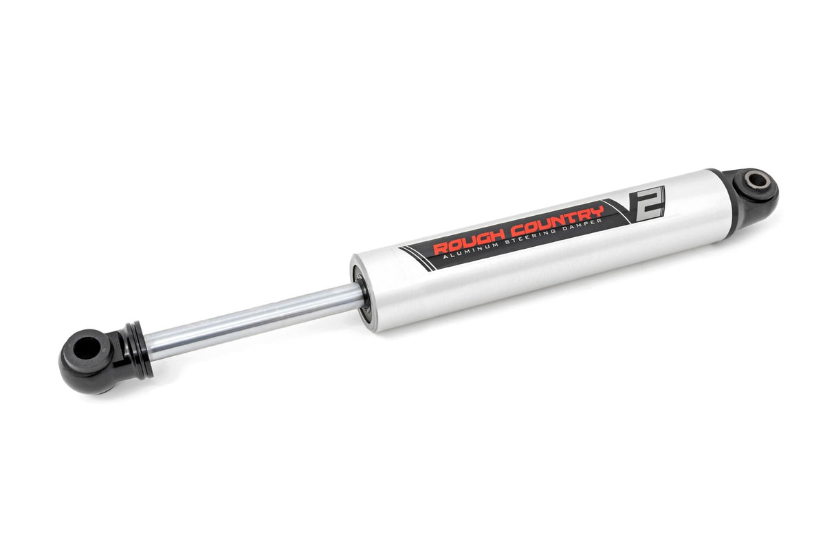 Rough Country - V2 Steering Stabilizer - Jeep Gladiator JT/Wrangler JL 4WD (2018-2025) - 8730570