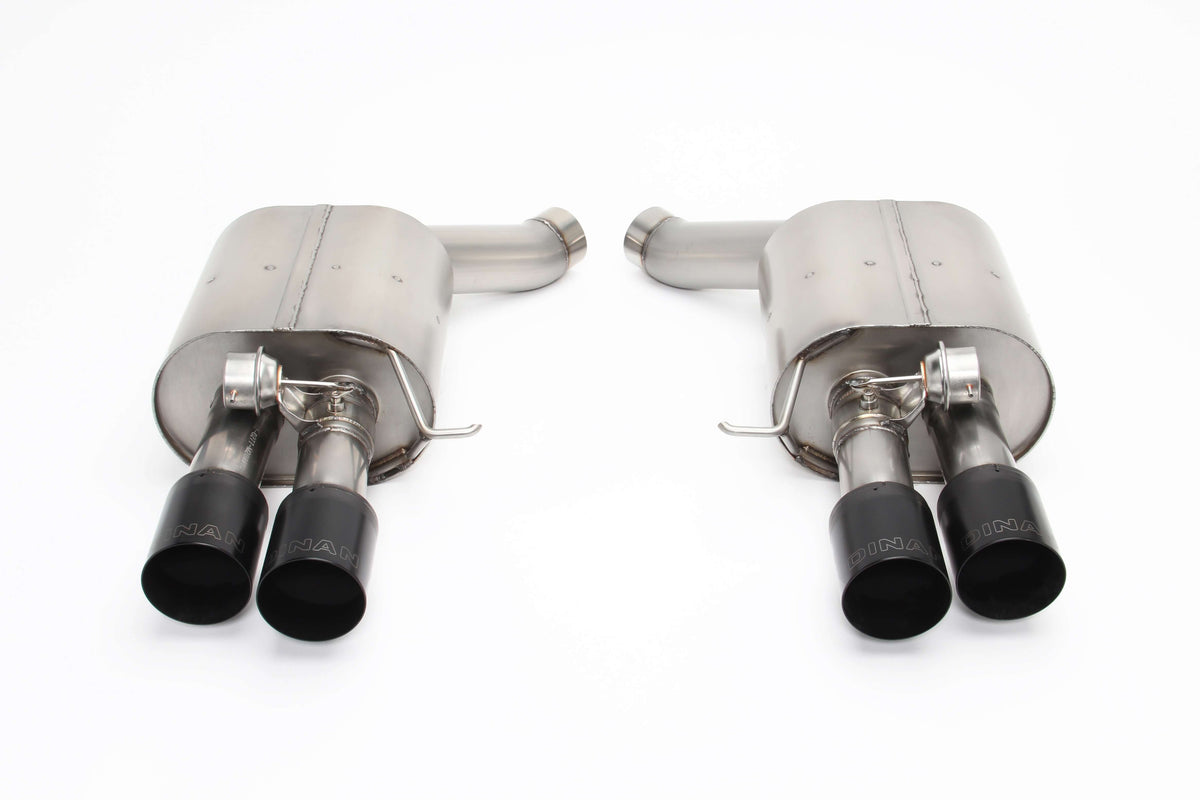 Dinan - Free Flow Axle-Back Exhaust - 2012-2016 BMW M5 - D660-0044-BLK
