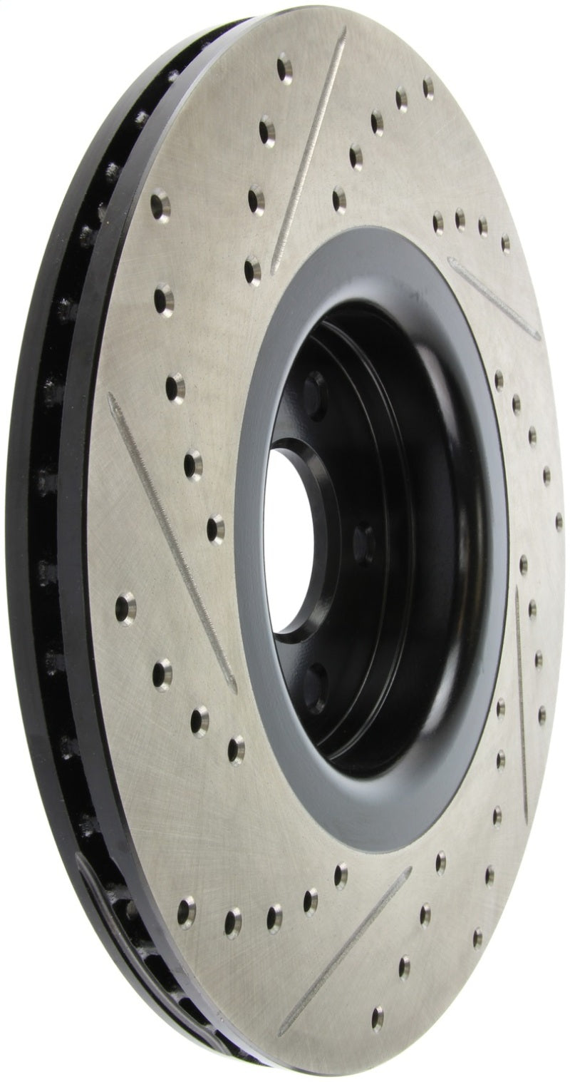 StopTech 14+ Ford Focus ST w/ 335mm Brakes Front Left Slotted & Drilled Rotor - 127.65146L for 2013-2018 Ford Focus ST - fron