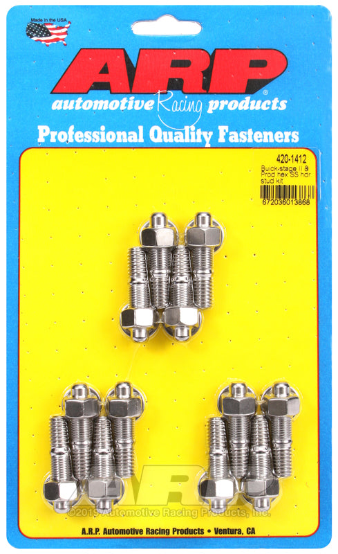 ARP Buick Stage II & Prod SS hex header stud kit - 420-1412 by ARP