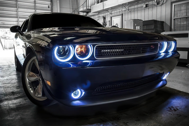 Oracle 0814 Dodge Challenger Dynamic Surface Mount Headlight/Fog Light Halo Kit COMBO  SEE WARRANTY - 1458-332