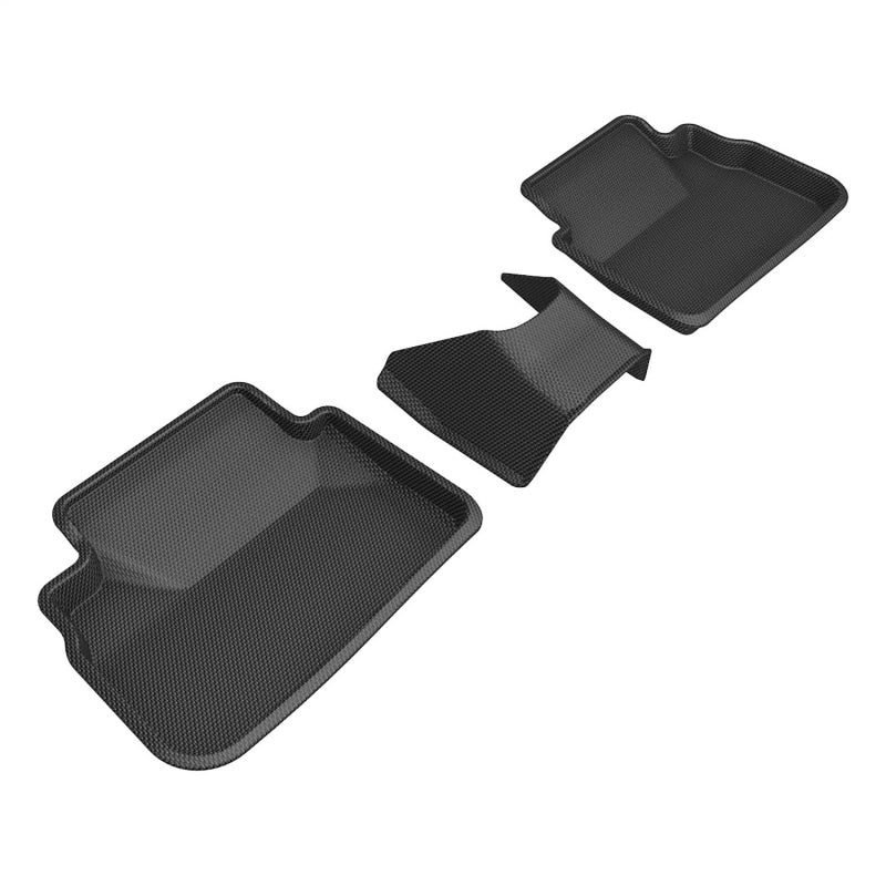 3D MAXider 22-23 Subaru WRX Kagu Black Floor Mats - Row 2 - L1SB03621509