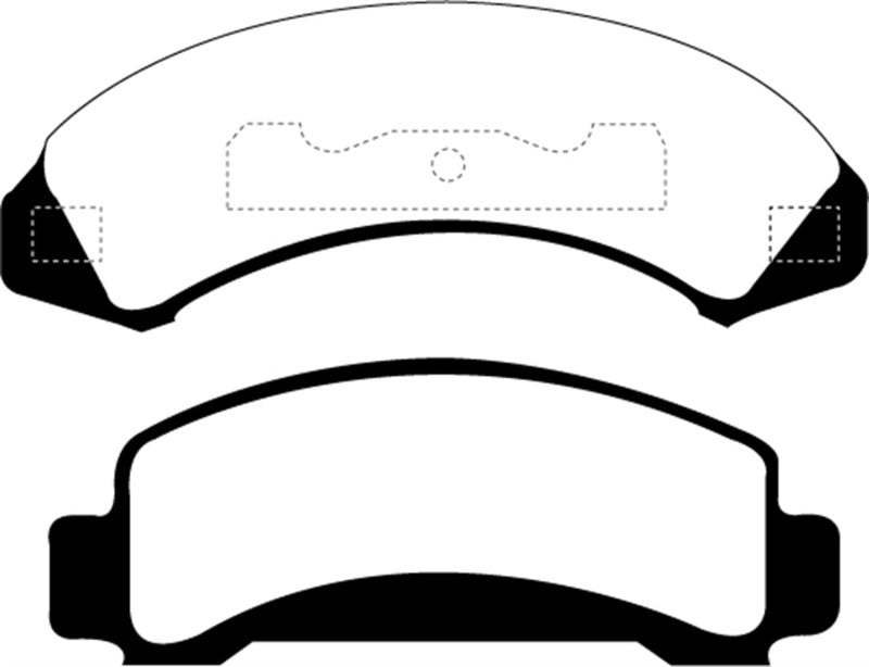 EBC 87-88 Ford Aerostar 2.3 Ultimax2 Front Brake Pads - UD387
