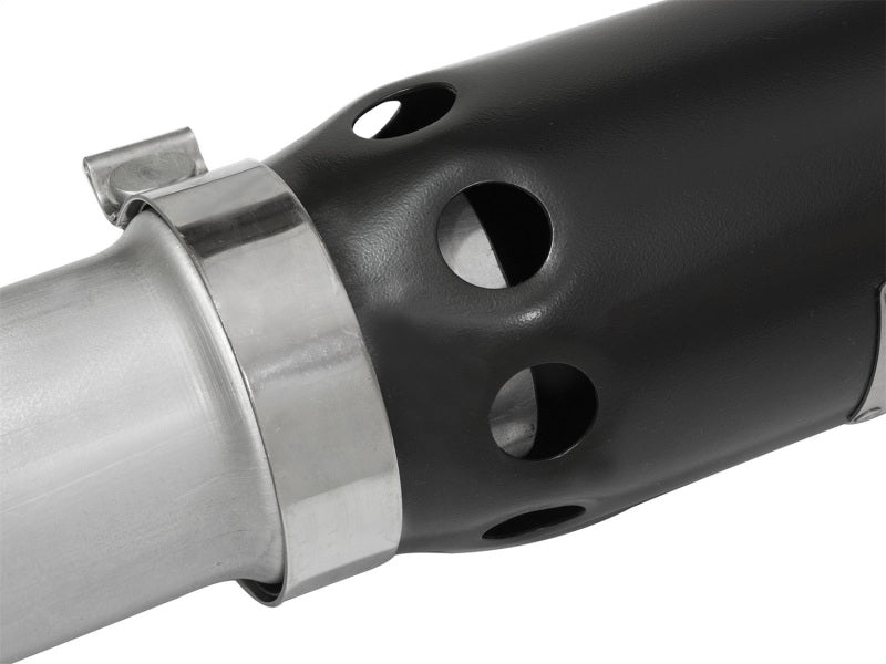 aFe LARGE BORE HD 3.5in DPF-Back Alum Exhaust w/Black Tip 2016 GM Colorado/Canyon 2.8L (td) - 49-04064-B