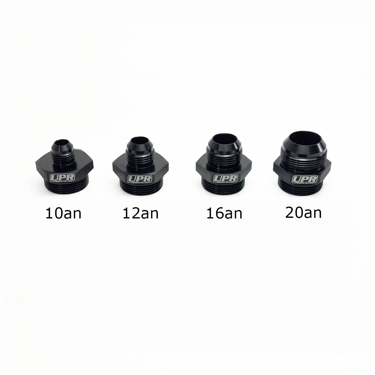 UPR - 20AN ORB Male to 10AN Male Adapter Fitting Black - 8801-006 by UPR Products - angle view