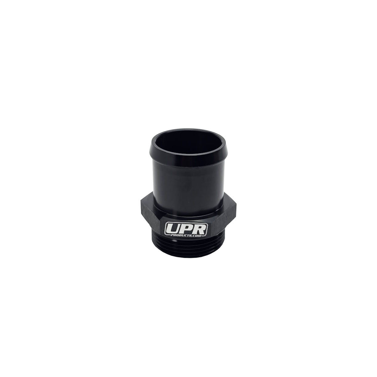 UPR - 20AN ORB Male to 1-1/2" Barb Adapter Fitting Black - 8801-004 by UPR Products - front view