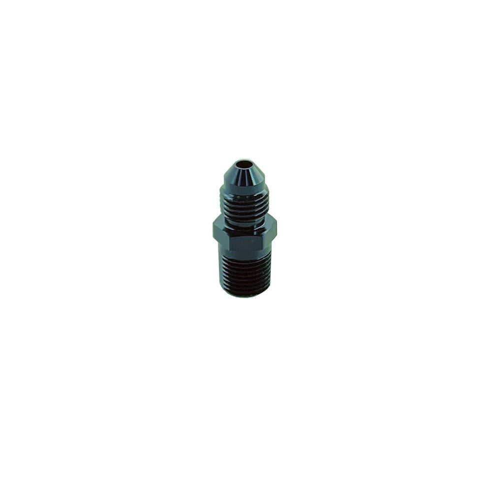 UPR - 1/8 NPT Straight 3AN Male Adapter Fitting Black - 8802-001 by UPR Products